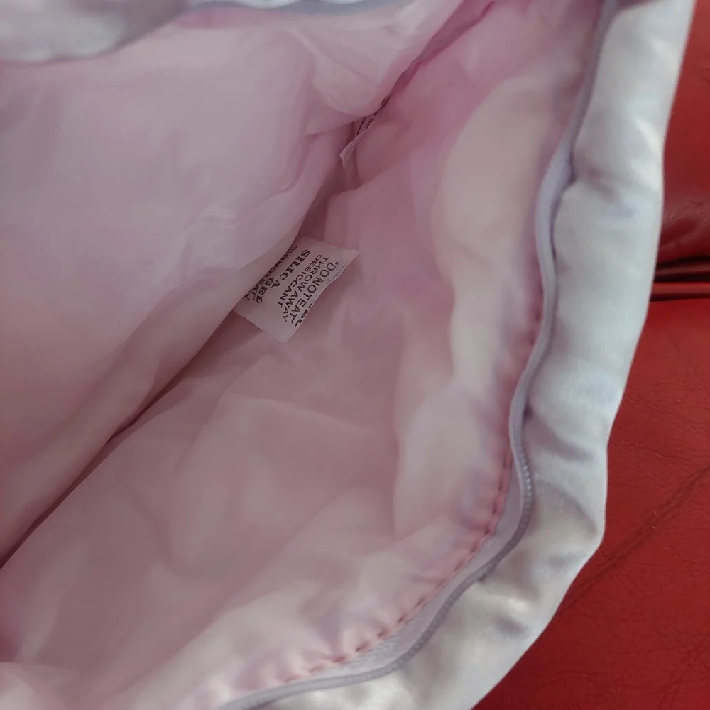 NWOT Kate Spade Light Pink Satin Pouch And Night Eye MASK (Bag D)